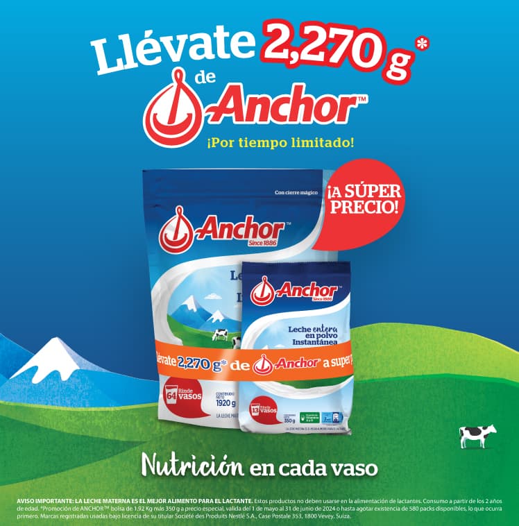 Llévate 2270g de ANCHOR a un super precio 