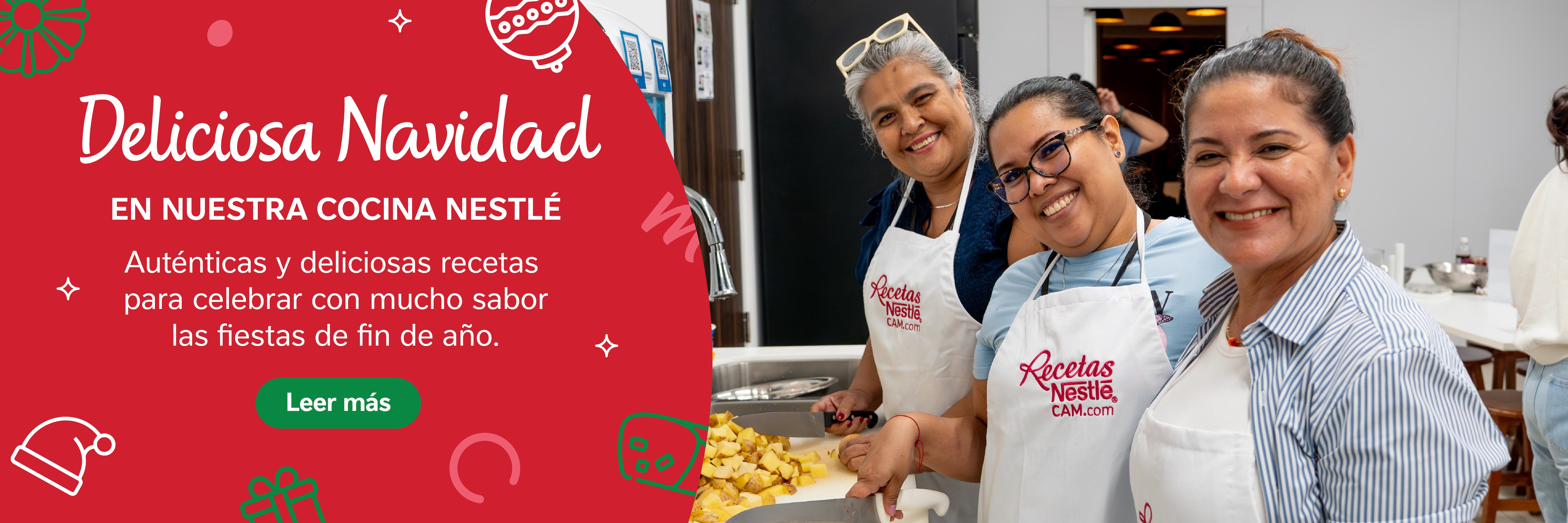 ¡La Navidad se adelantó con mucho sabor en la cocina Nestlé!