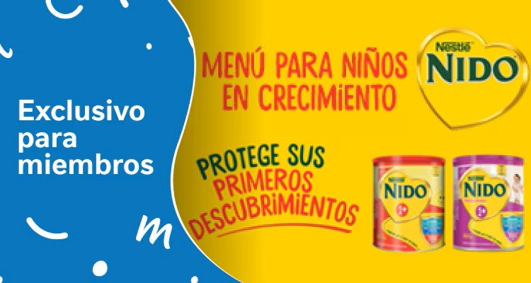 Menú para niños en crecimiento NIDO®