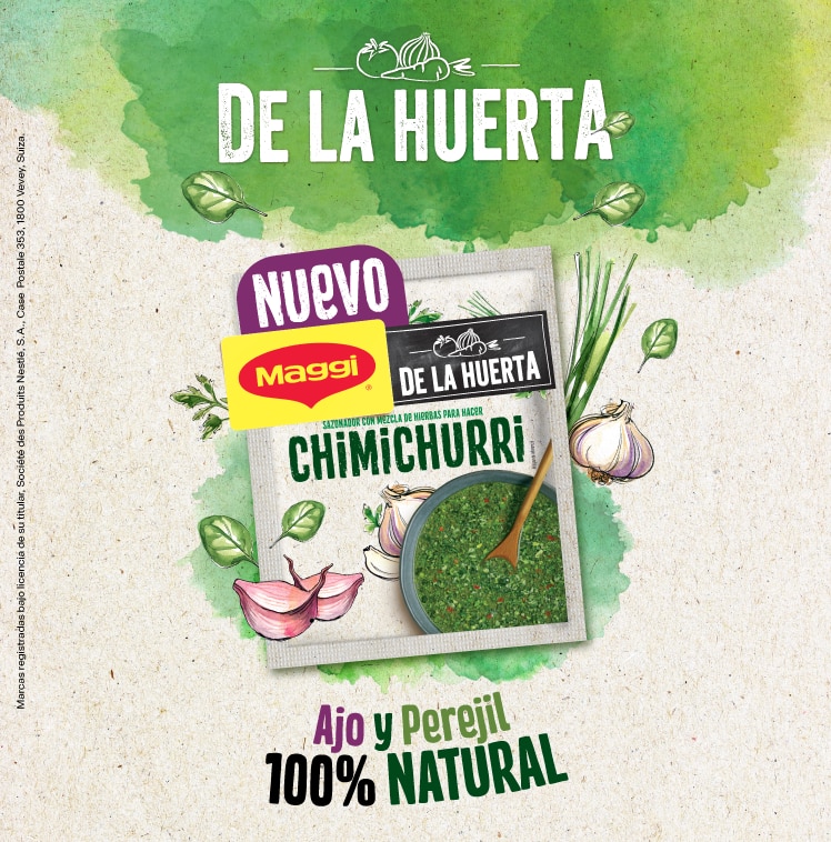Ajo y perejil 100% natural para dar vida a tus comidas.