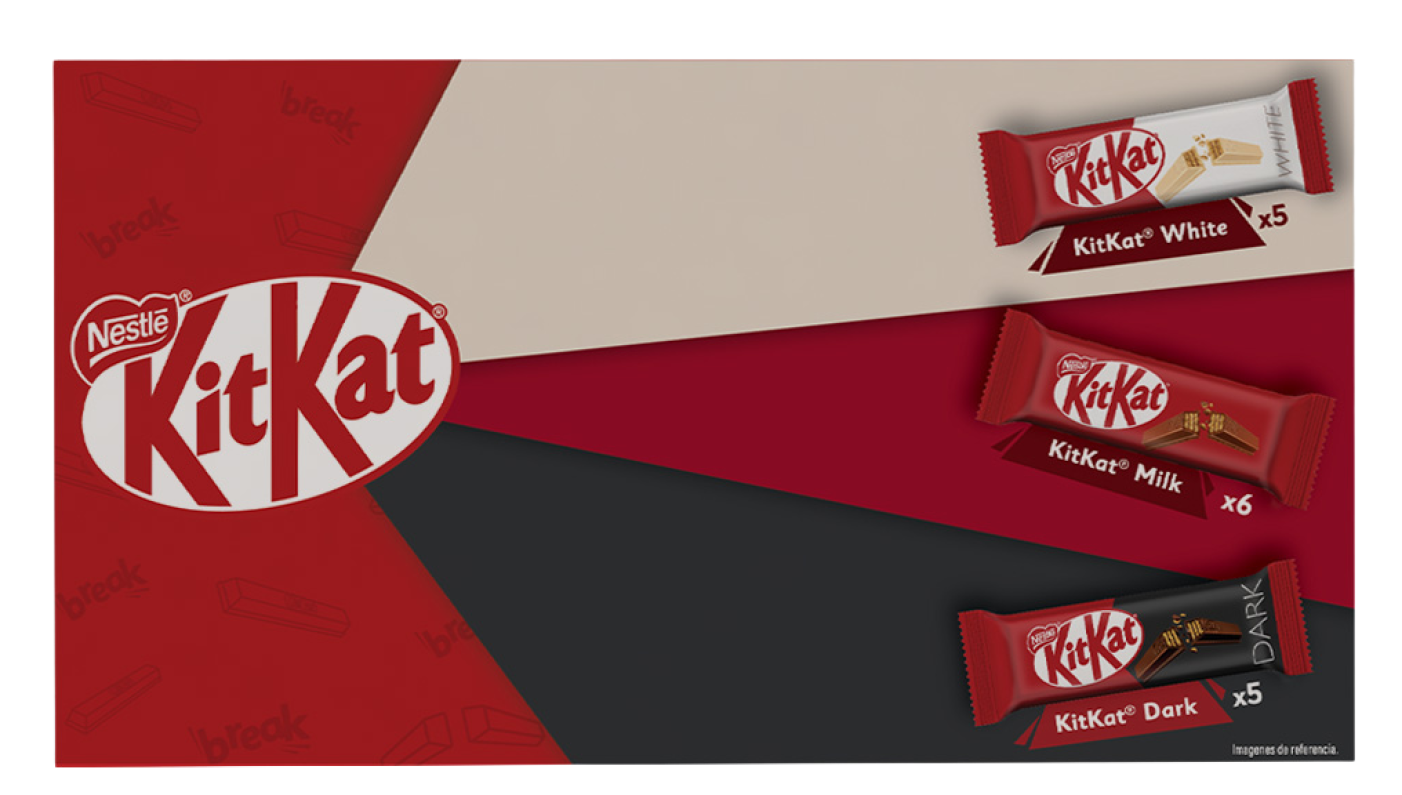  Pack de 16 unidades de diferentes sabores KitKat® 